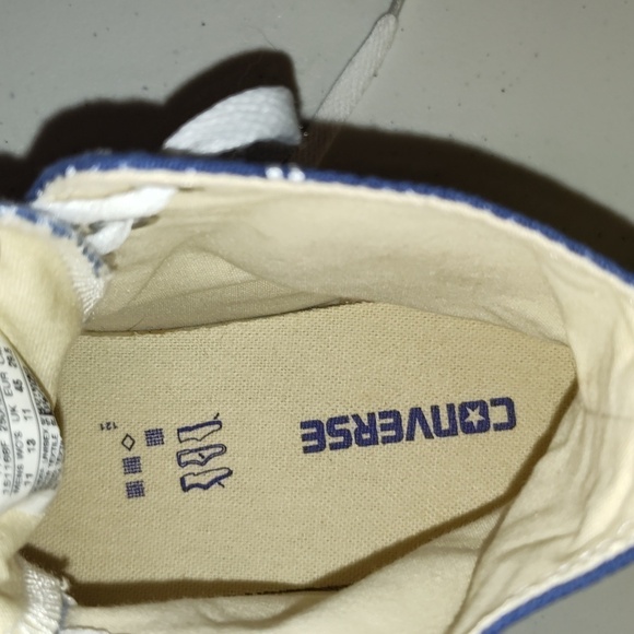 Converse Chunk Taylor high top blue   size mens 11 women 13 - Picture 10 of 16